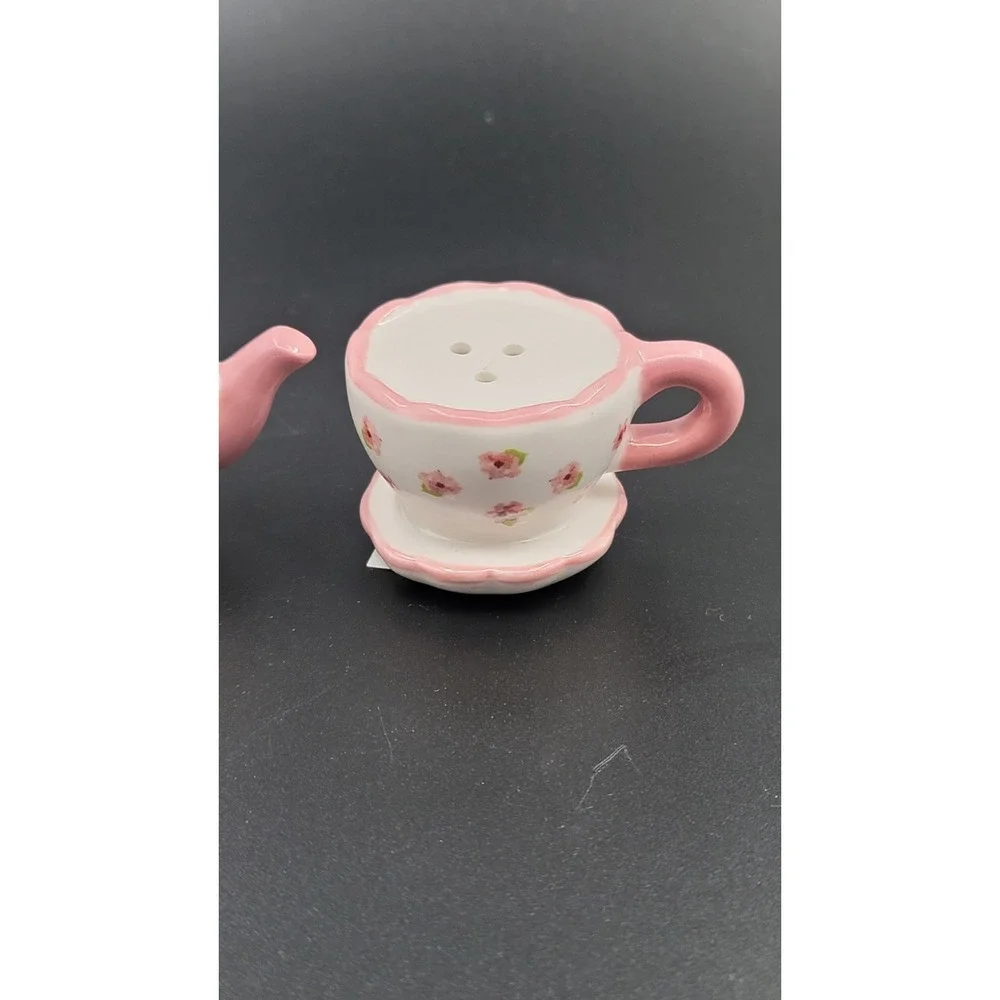 Mini Tea Set Salt And Pepper Set Trinket‎ Floral